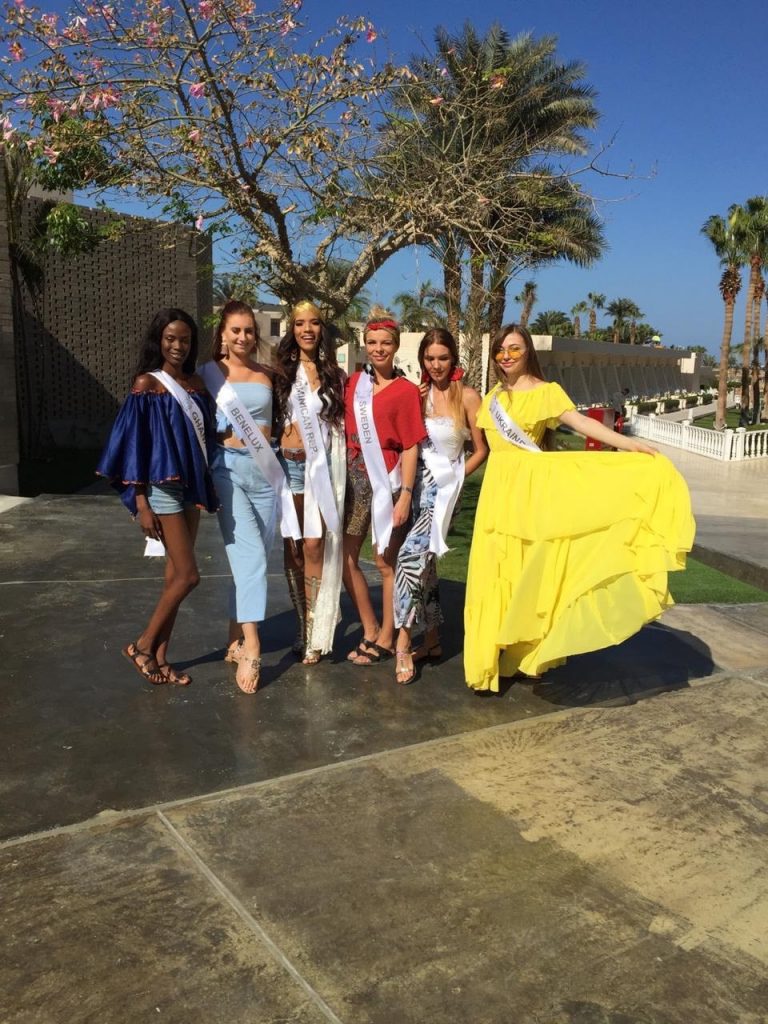 Princess of the Globe Ghana Thelma Azasoo in Egypt for Top Model of the World