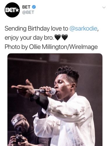 BET Mistakes Strongman For Sarkodie