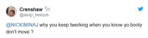 Nicki Minaj Trolled Over Her “Stiff Butt” Twerking In New Video