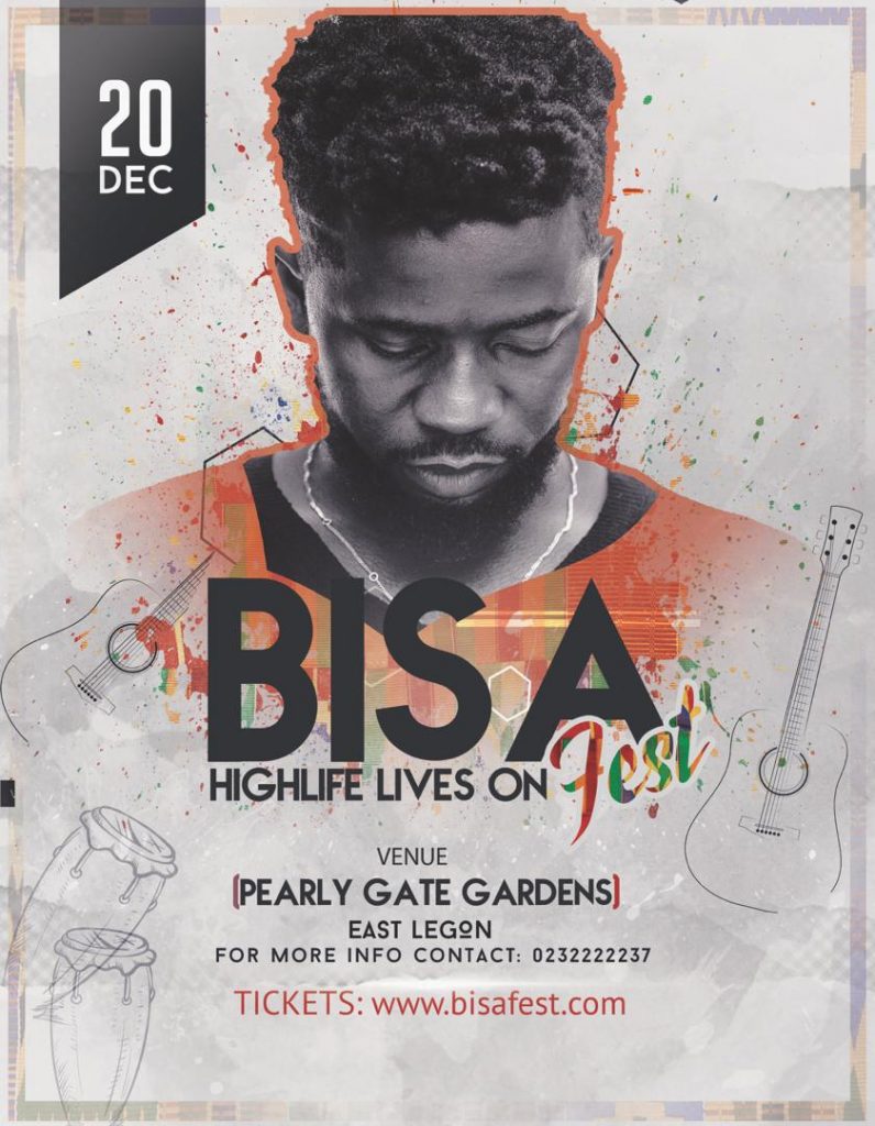 Bisa Kdei's maiden concert slated for December 20th