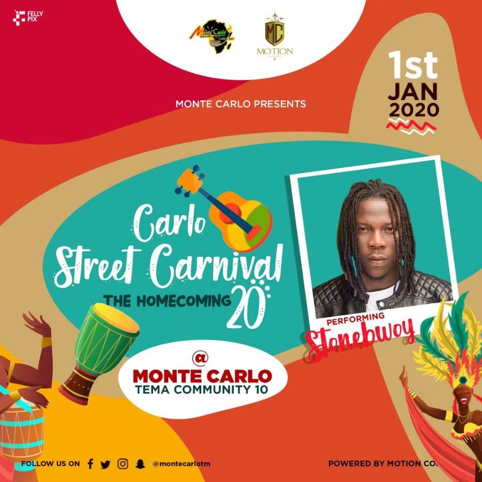 Stonebwoy Headlines Carlo Street Festival