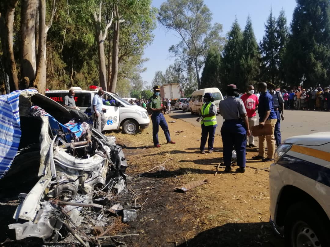 Photos From Ginimbi Kadungure Fatal Accident Scene