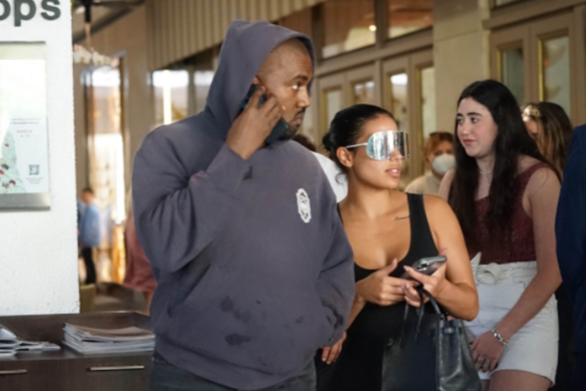 Kanye West and Chaney Jones