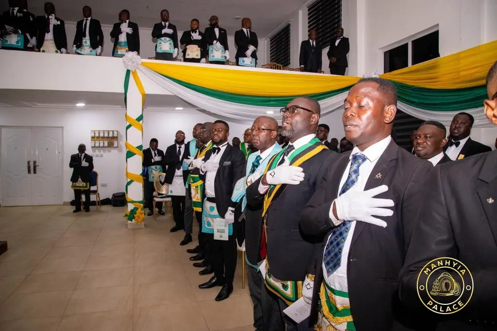 Freemasons Honour Most Worshipful Bro Otumfuo Osei Tutu II