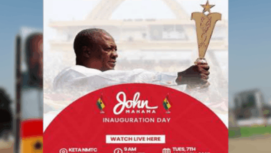 Live Coverage: Swearing-In of John Dramani Mahama as Ghana’s President