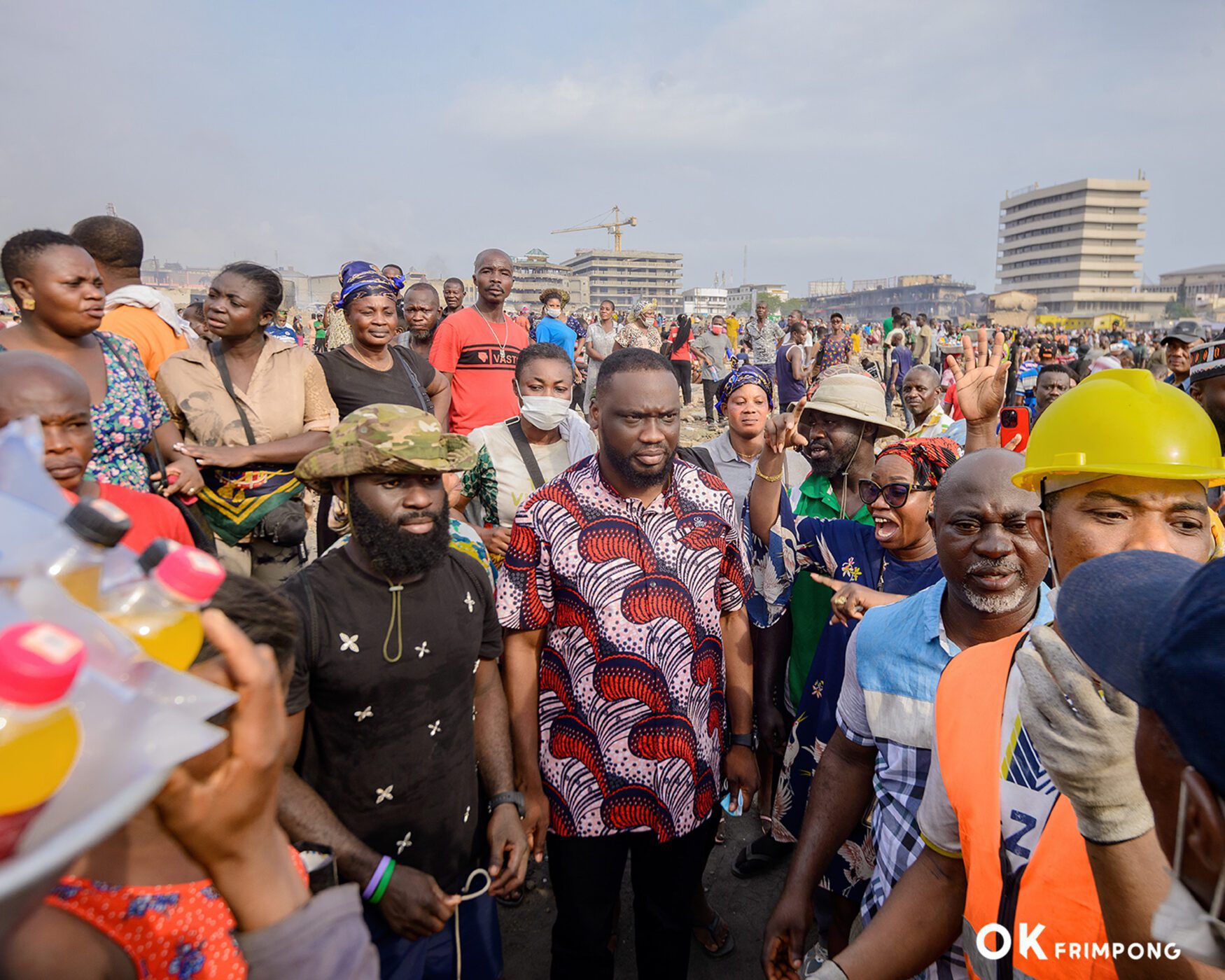 Kantamanto Fire: Ohene Kwame Frimpong Donates GHC 10,000
