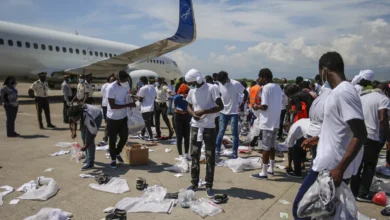 First Group of Haitian Migrants Deported from the U.S.