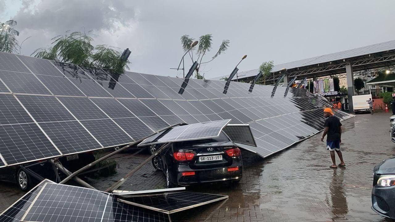 A&C Mall Solar Panel Collapse