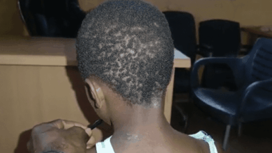 Ghanaian Couple Punishes Son by Chaining Him in Bush