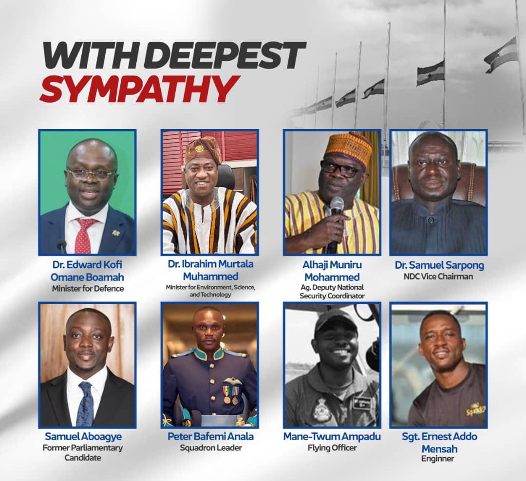 Ghana Ministers Die in Helicopter Crash