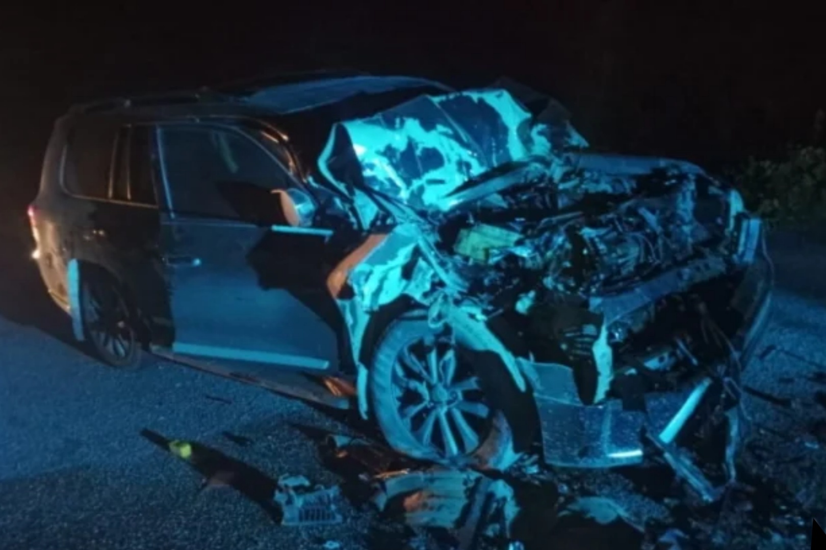 Teiko Tsuru accident car