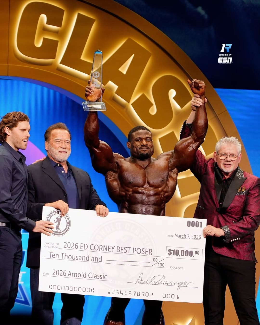 Andrew Jacked Claims Arnold Classic