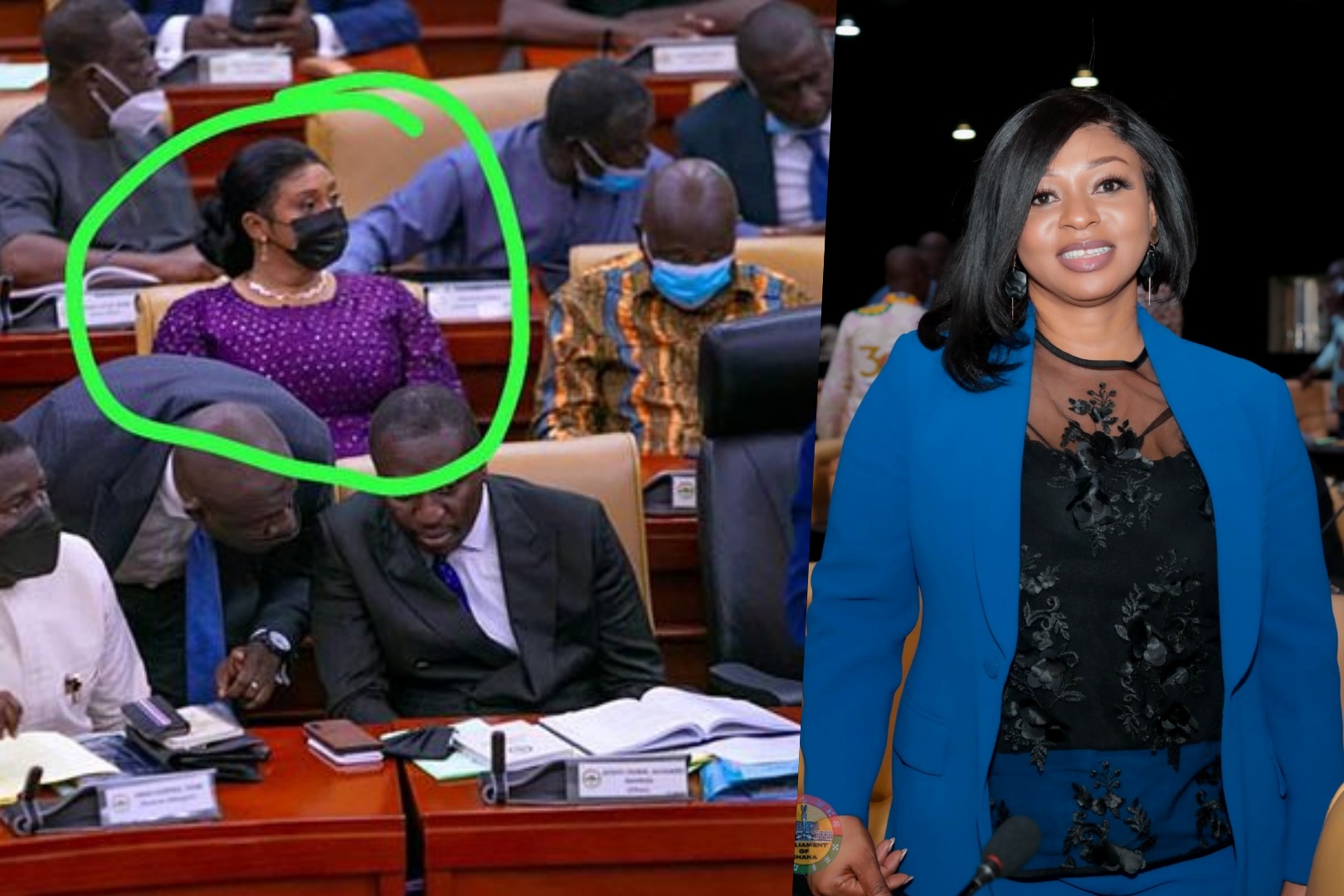 Adwoa Safo’s Impersonator During E-Levy Vote