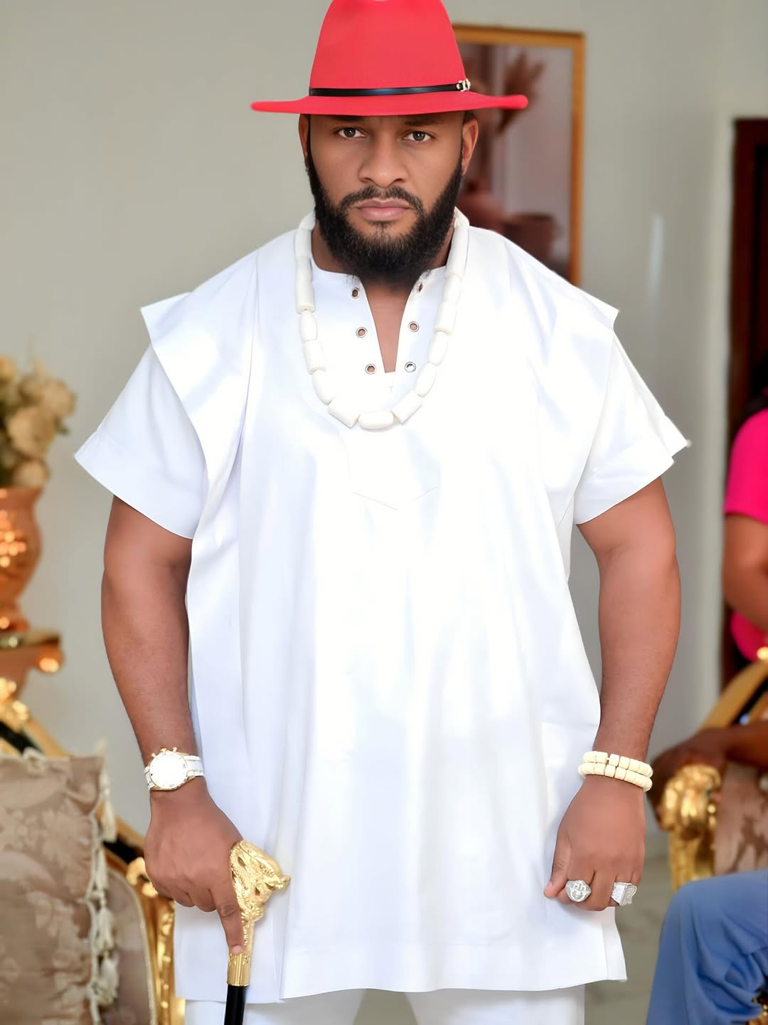 Yul Edochie Kneeling for Proposals