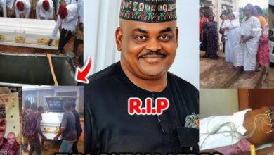 Emotional Moments As Solomon Akiyesi Is Laid To Rest