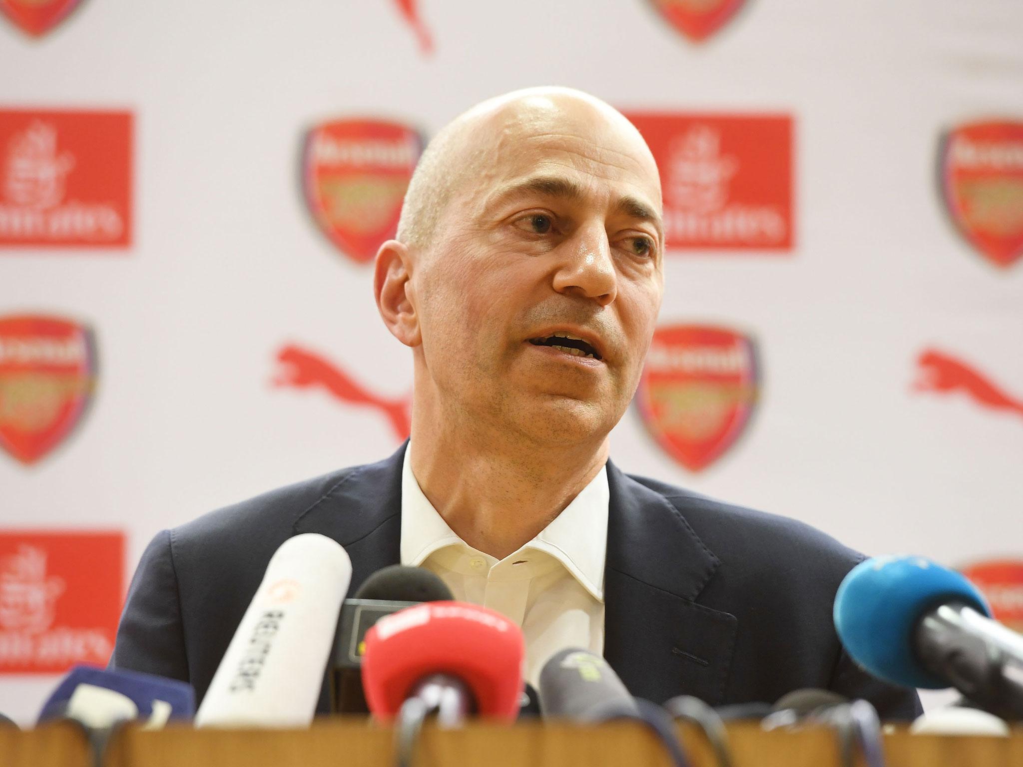 Arsenal chief executive Ivan Gazidis joins AC Milan