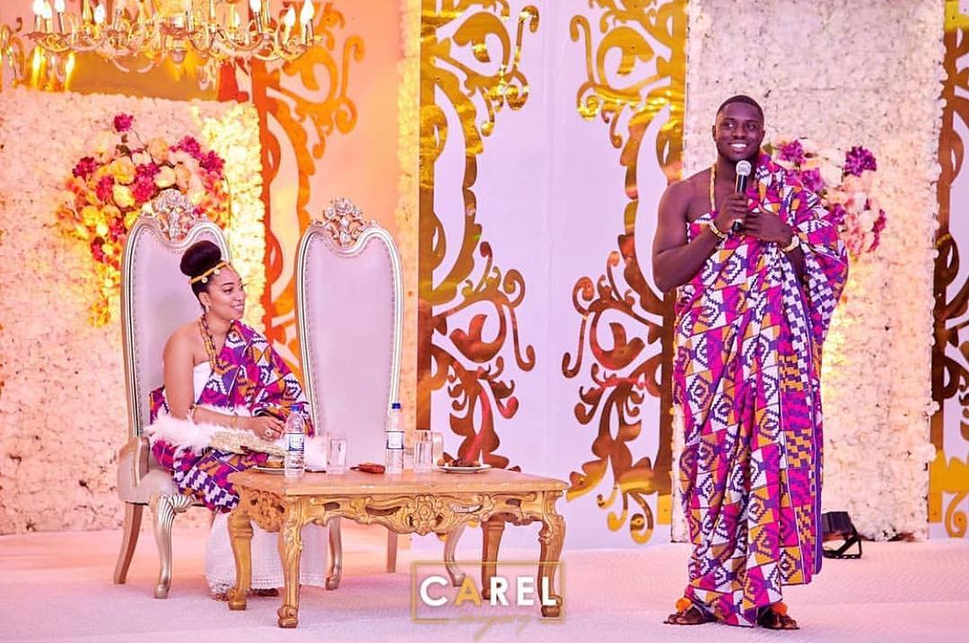 Watch: Ghanaian businessman Philip marries Pastor Chris' first daughter Sharon