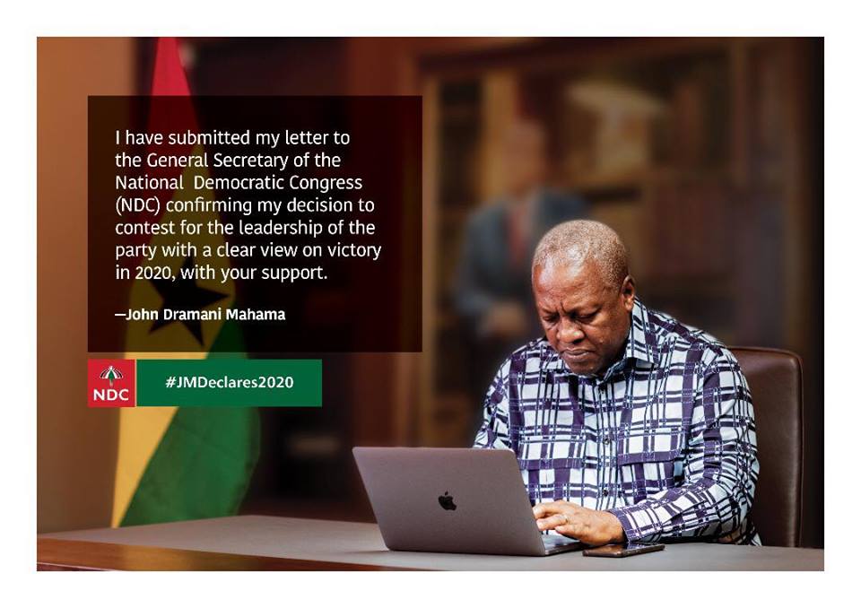 My comeback will end the increasing hardships in Ghana – Mahama