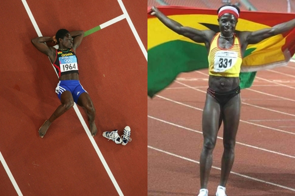 Former Ghanaian heptathlete, Margaret Simpson, sells cooking oil to survive