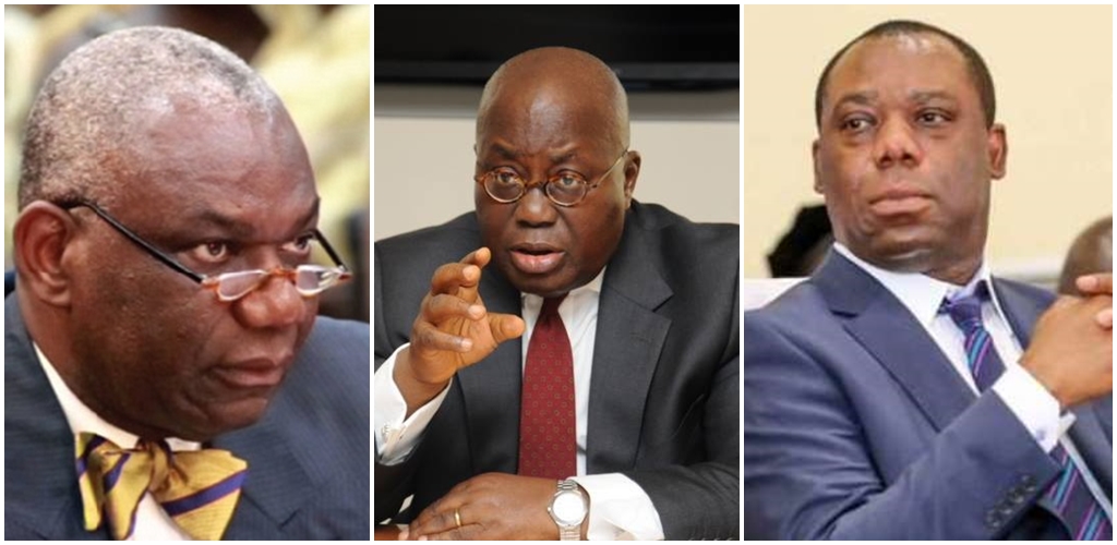 Napo, Boakye Agyarko targeted in Akufo-Addo's reshuffle