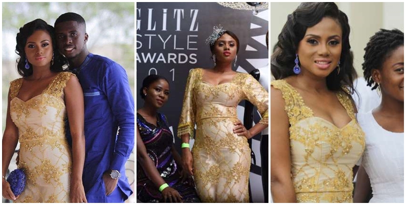 No pressure! TV presenter rocks wedding dress to Glitz style Awards