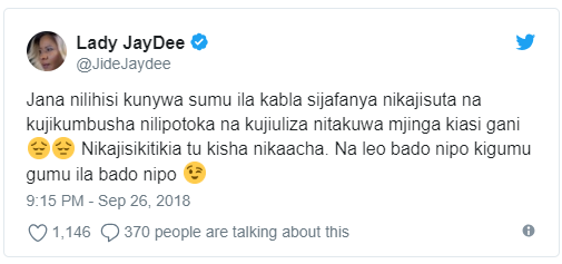Tanzanian songbird Lady Jaydee scares fans with suicidal thoughts