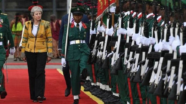 Theresa May announces defence tie-up with Nigeria